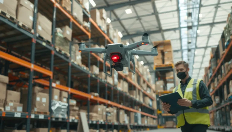 Inventaire par drone en logistique : fonctionnement, avantages et ROI