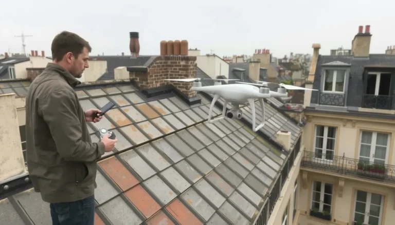 Prix inspection drone toiture Paris : tarifs, avantages et processus complet
