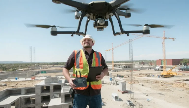 Suivi de chantier par drone : services, process et bénéfices