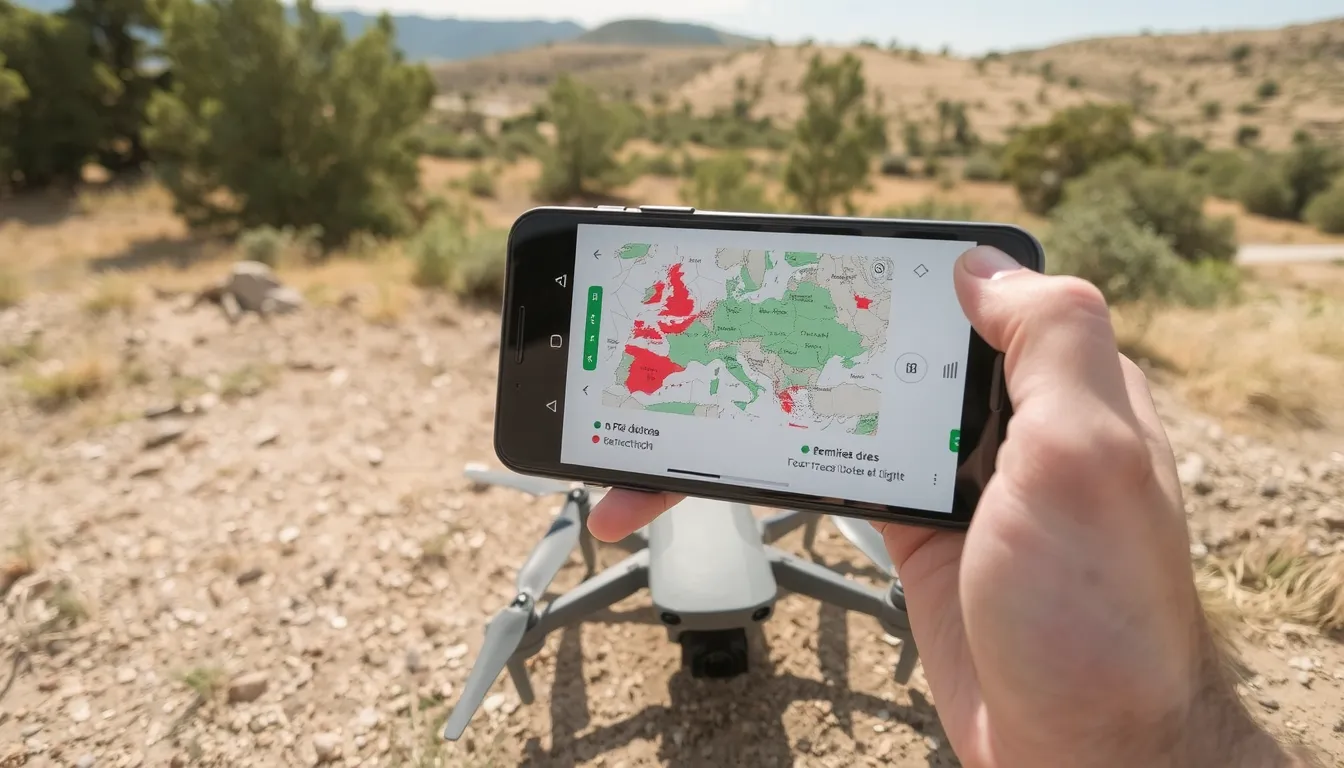 carte vol drone espagne