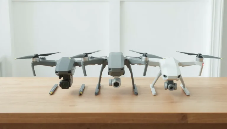 Comparatif drone DJI 2025 : guide d&rsquo;achat et tableau des caractéristiques techniques