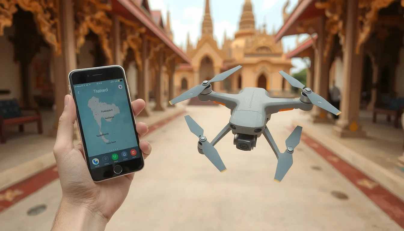 drone moins de 250 grammes thaïlande
