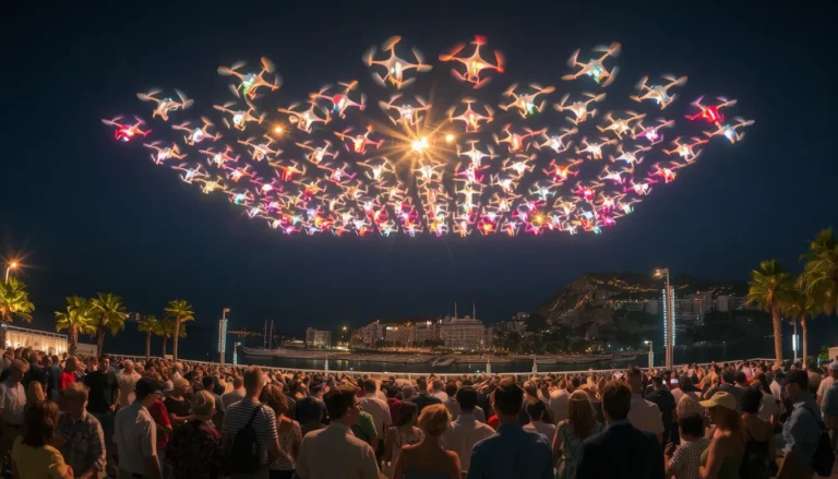 Spectacles de drones à Cannes : calendrier, lieux et informations pratiques