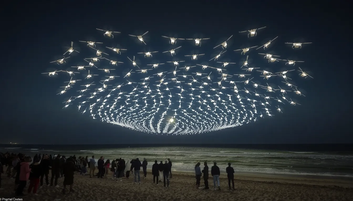 spectacle drone saint georges de didonne
