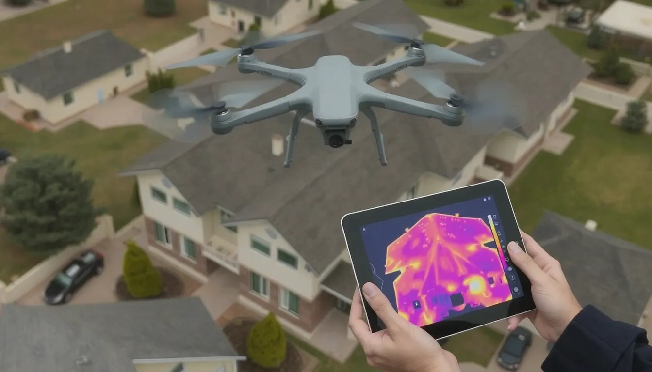 thermographie aérienne par drone