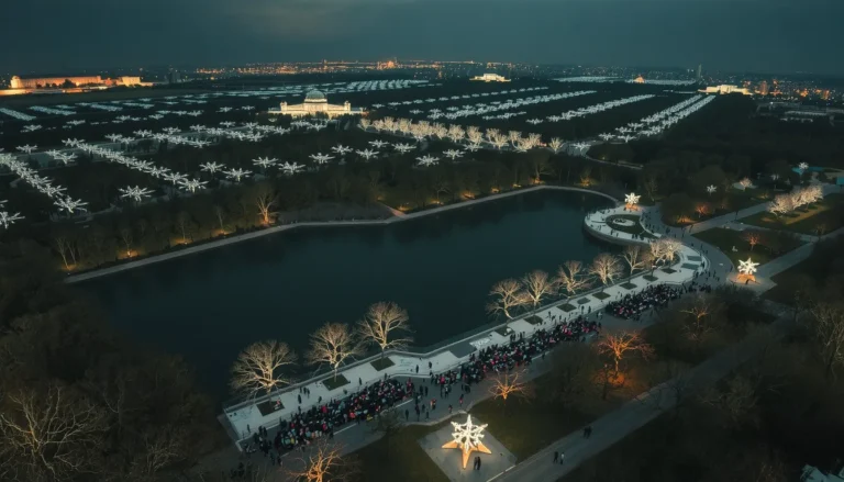 Spectacle de drones Fête des Lumières Lyon 2025 : dates, horaires et programme du show au Parc de la Tête d’Or