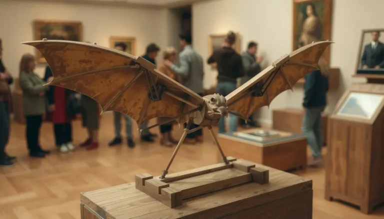 Machine volante Léonard de Vinci : machines, rêve et échec